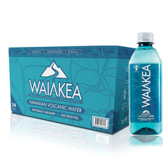 Waiākea - Hawaiian Volcanic Naturally Alkaline Water - Pēpē 24 Pack (330 mL, 11.1 Fl Oz) - pH Range 7.6 to 8.2 - Natural Volcanic Rock Filtration - Electrolytes and Minerals - Water Bottles 24 Pack
