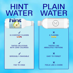 Hint Fruit-Infused Bottled Water, Crisp Apple - Sugar Free Flavored Water with Zero Calories, Naturally Flavored, and No Artificial Sweeteners - 16 Fl Oz (Pack of 12)